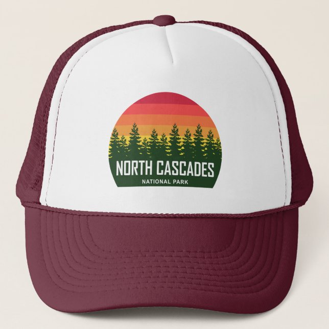 North Cascades National Park Trucker Hat (Front)