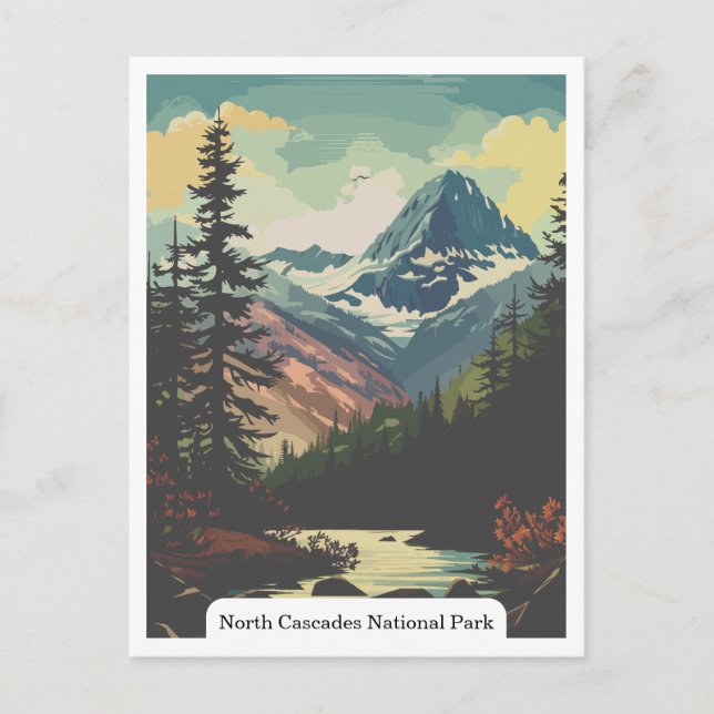 North Cascades National Park, Washington USA Postcard (Front)