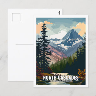 North Cascades National Park Washington USA Postcard