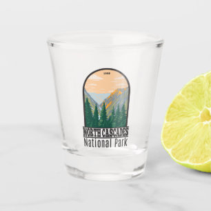 North Cascades National Park Washington Vintage  Shot Glass