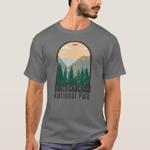 North Cascades National Park Washington Vintage T-Shirt