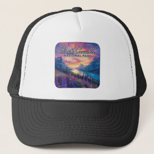 North Cascades National Park Washington Vintage Trucker Hat