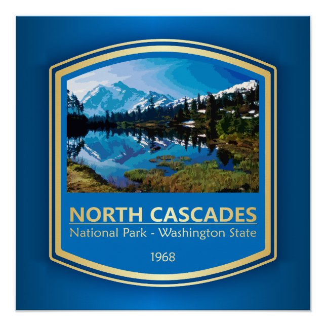 North Cascades NP (PF1) Poster (Front)