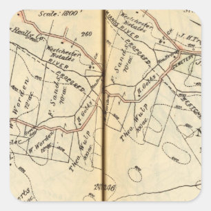 North Castle, New York 2 Square Sticker