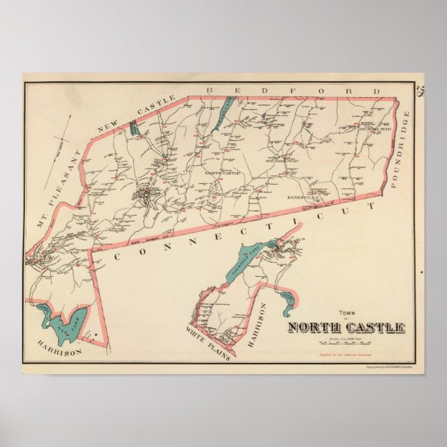 North Castle town Poster (Front)