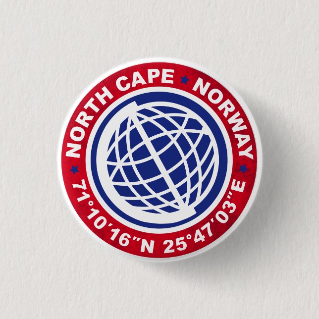 NORTH CASTRATES SPECIAL NORWAY 3 CM ROUND BADGE (Front)