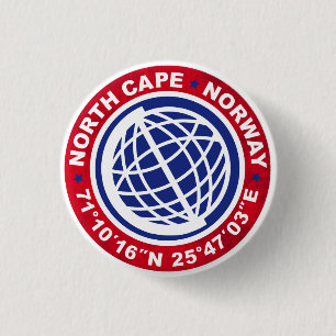 NORTH CASTRATES SPECIAL NORWAY 3 CM ROUND BADGE