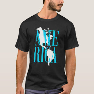 North Central And South America Map This Is Americ T-Shirt