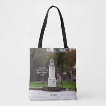 North Channel Front Range Light all over tote bag