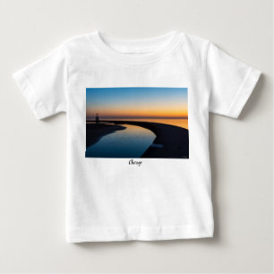 North Chicago Lighthouse Dawn Baby T-Shirt