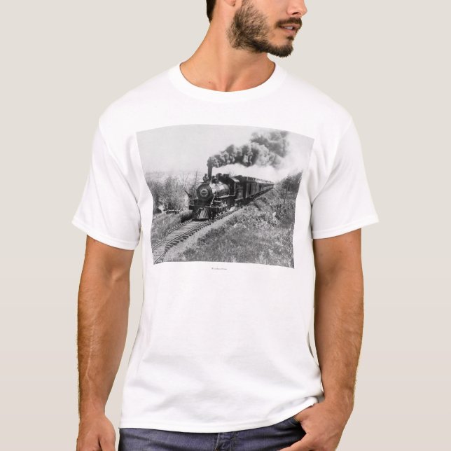 North Coast Limited Railway Train near T-Shirt (Front)