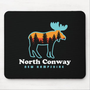 North Conway New Hampshire Moose Mountains Mouse Mat