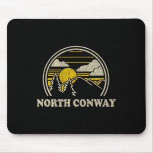 North Conway New Hampshire Nh T Shirt Vintage Hiki Mouse Mat