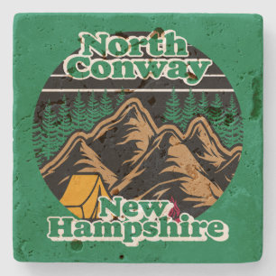 North Conway,New Hampshire Stone Coaster