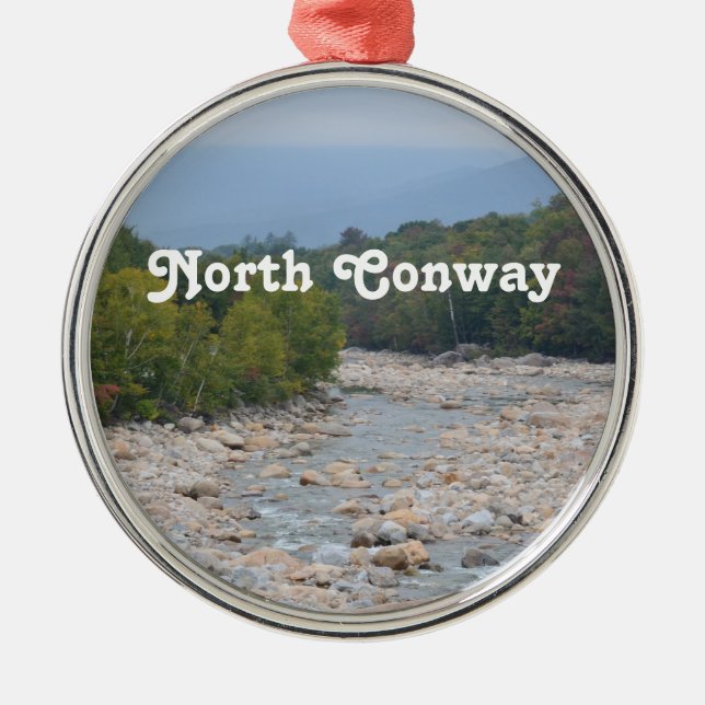 North Conway Wilderness Metal Tree Decoration (Front)