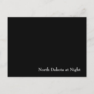 North Dakota at Night Postcard