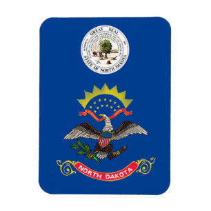 North Dakota flag Magnet