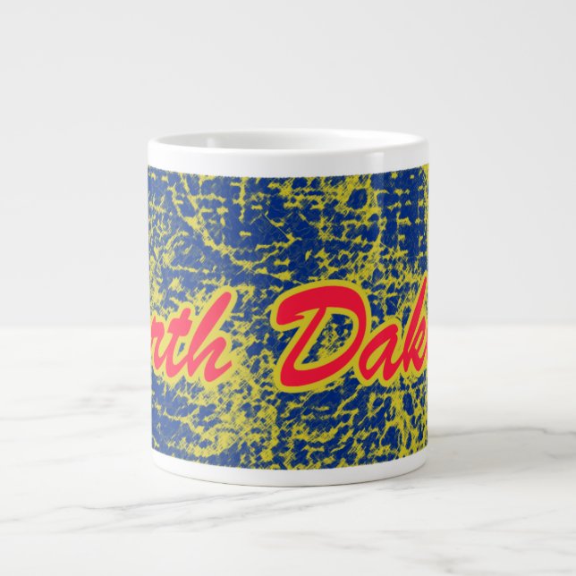 North Dakota Large Coffee Mug (Front)