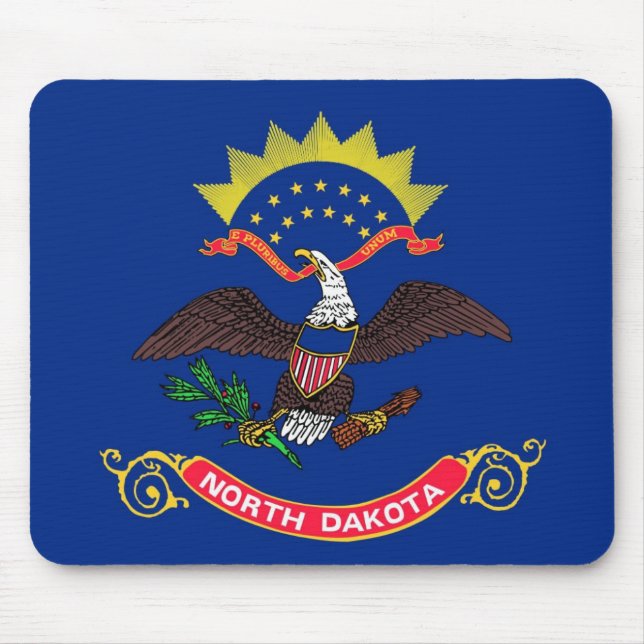 North Dakota Mouse Mat (Front)