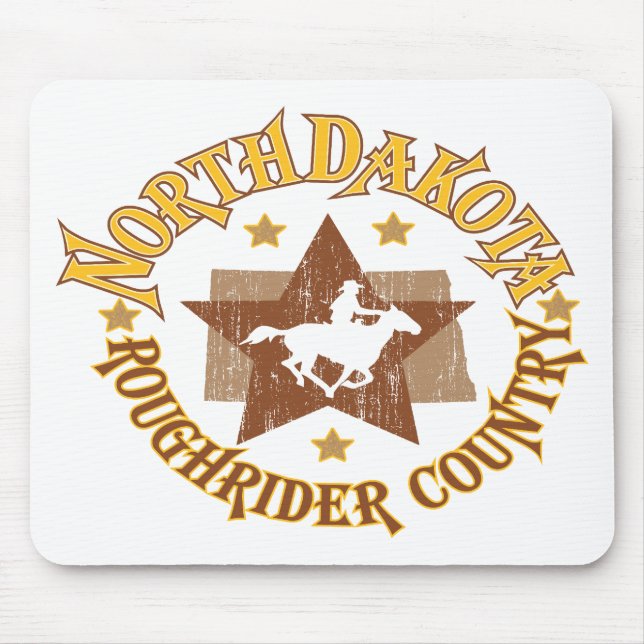 North Dakota Mouse Mat (Front)