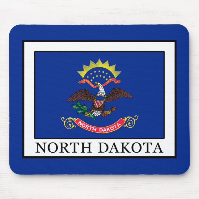 North Dakota Mouse Mat (Front)