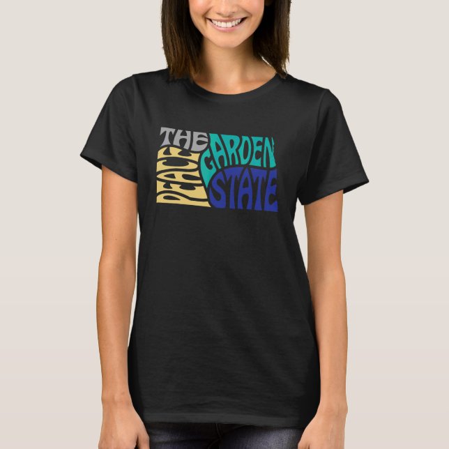 North Dakota Nd Us State Shape Motto T-Shirt (Front)