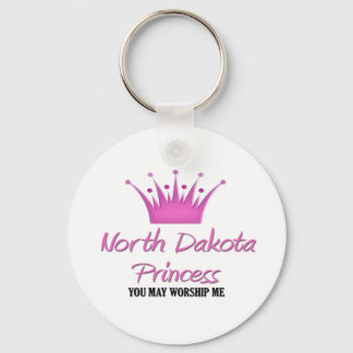 North Dakota Princess Key Ring