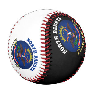 NORTH DAKOTA ROUGHRIDER STATE FLAG BASEBALL