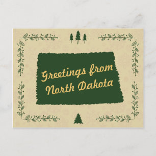 North Dakota State Christmas Holiday Greetings