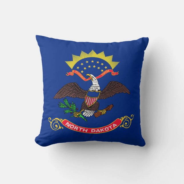 North Dakota State Flag Cushion (Front)