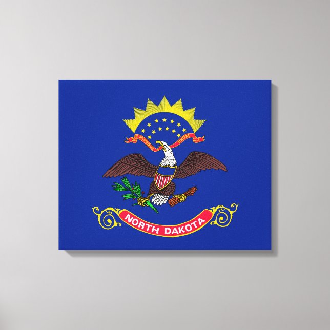 North Dakota State Flag Design Decor (Front)