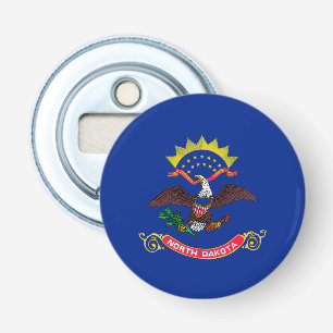 North Dakota State Flag Design Decor Bottle Opener