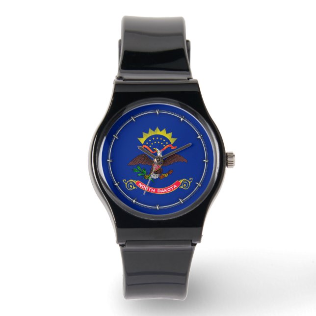 North Dakota State Flag Design Watch (Front)