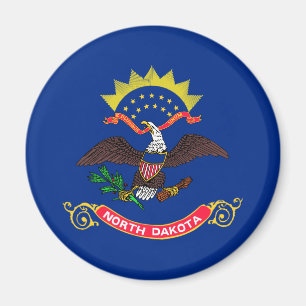 North Dakota State Flag Magnet