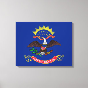 North Dakota State Flag (North Dakotan) Canvas Pri Print