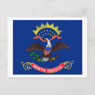 North Dakota State Flag Postcard