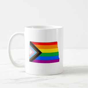 North Dakota State Pride LGBTQ Progress Pride Coffee Mug