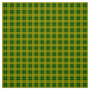 North Dakota State University Bison Tartan Fabric