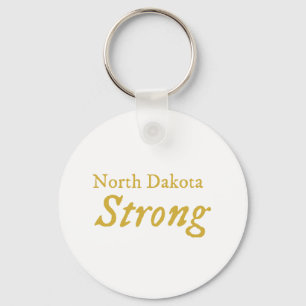 North Dakota Strong   Key Ring