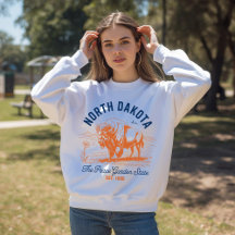 North Dakota The Peace Garden State Bison 