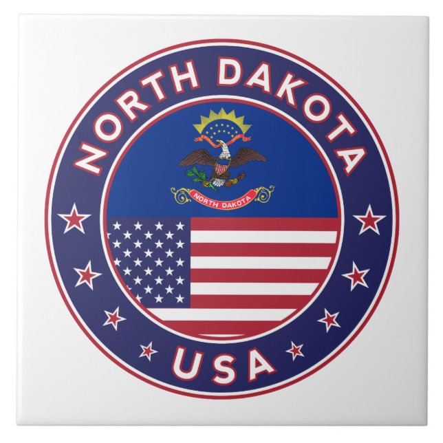 North Dakota Tile (Front)