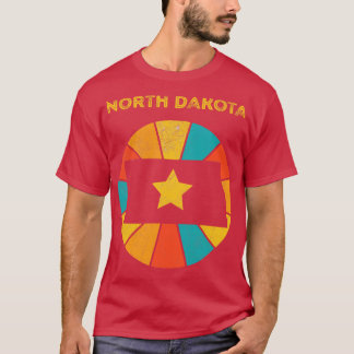 North Dakota Vintage Distressed Souvenir 1 T-Shirt