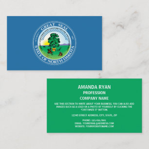 North Dakotan Seal, Seal of North Dakota Business Card