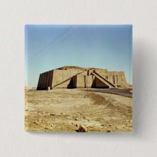 North-eastern facade of the ziggurat, c.2100 BC 15 Cm Square Badge