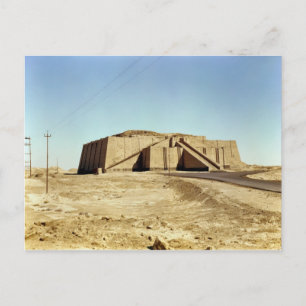 North-eastern facade of the ziggurat, c.2100 BC Postcard