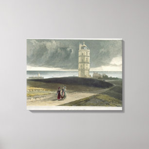 North Foreland Lighthouse, from 'A Voyage Around G Canvas Print
