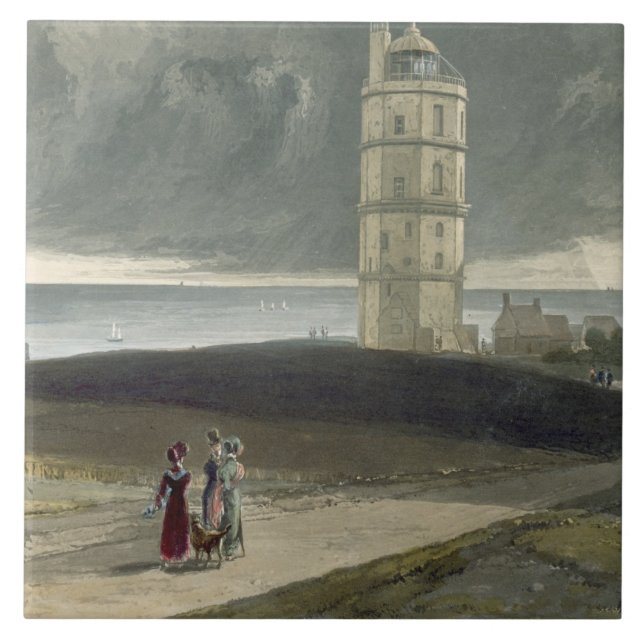 North Foreland Lighthouse, from 'A Voyage Around G Tile (Front)