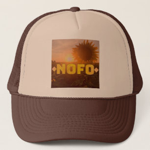 north fork nofo sunflowers trucker hat