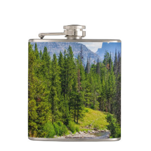 North Fork Shoshone River Hip Flask