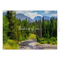North Fork Shoshone River Thinking of You Card